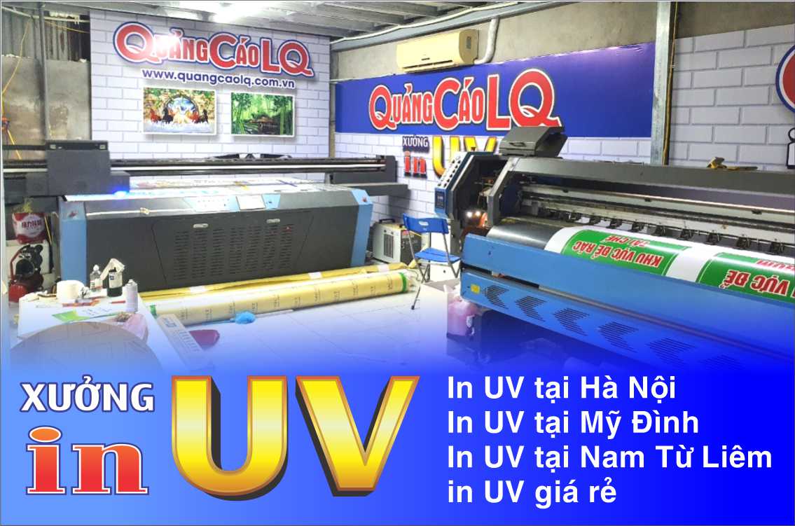 Xưởng in UV phẳng, cuộn, UV DTF